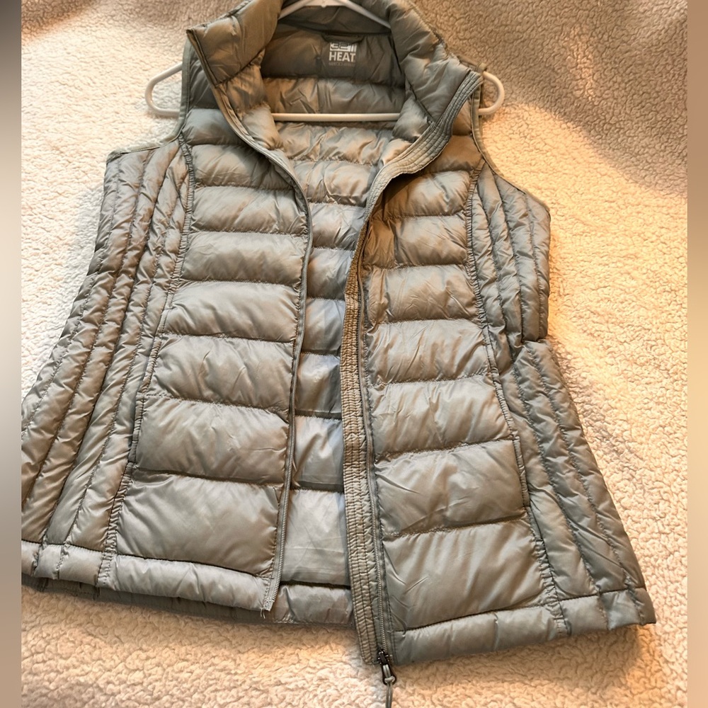Lightweight sage green vest